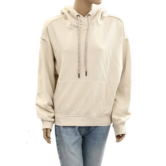 Free People We The Free Of A Feather Hoodie Top Sweatshirt Cotton XS New 284189 - Picture 7 of 11